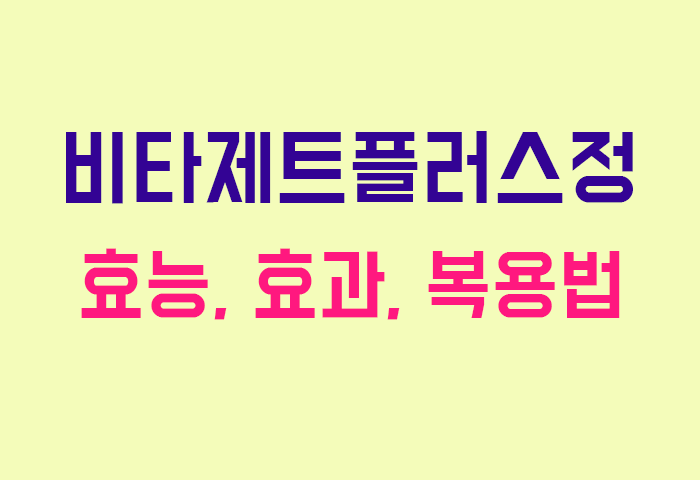 비타제트플러스정