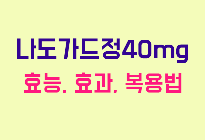 나도가드정40mg