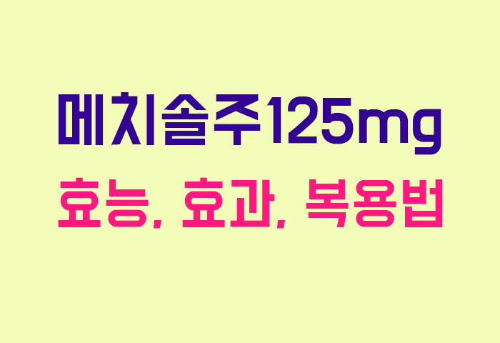 메치솔주125mg