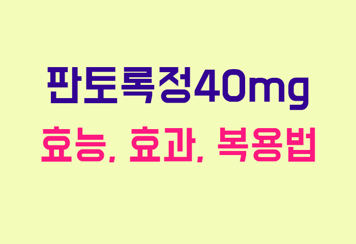 판토록정40mg
