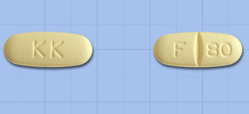 페북트정80mg 약