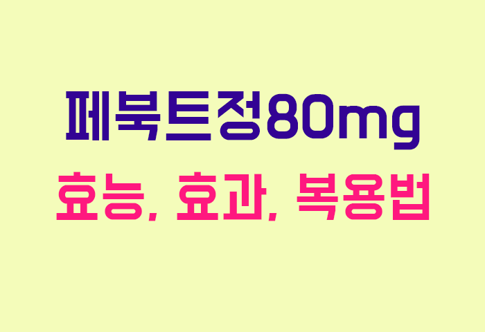 페북트정80mg