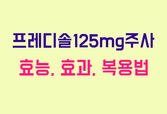 프레디솔125mg주사