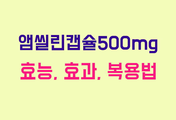 앰씰린캡슐500mg