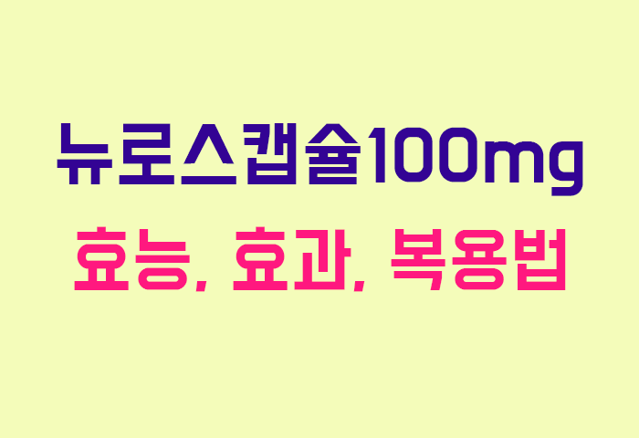 뉴로스캡슐100mg
