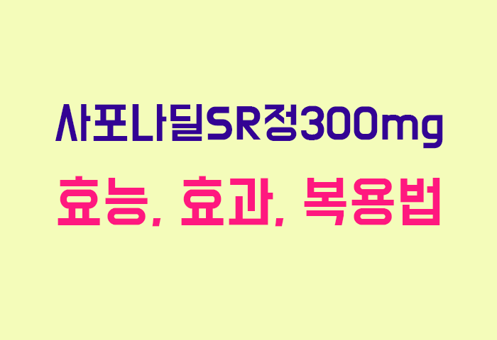 사포나딜SR정300mg