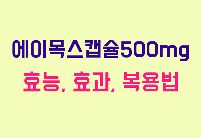 에이목스캡슐500mg