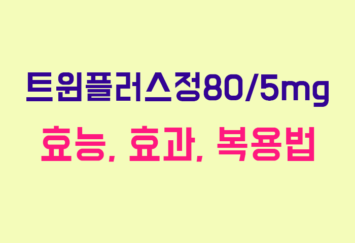 트윈플러스정80/5mg