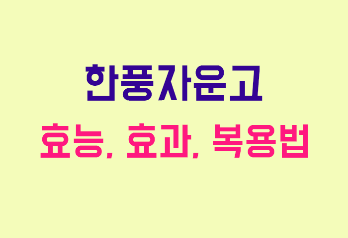 한풍자운고