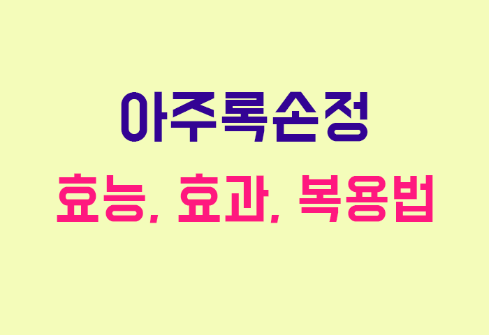 아주록손정