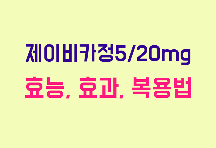 제이비카정5/20mg