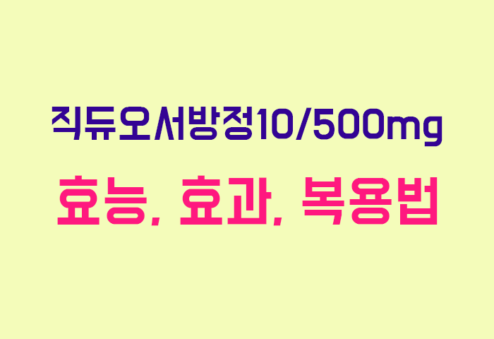 직듀오서방정10/500mg
