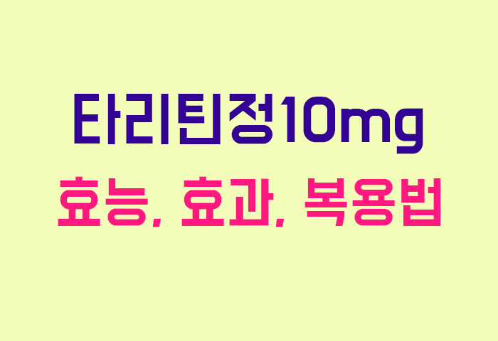 타리틴정10mg