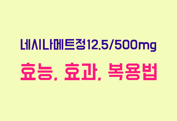 네시나메트정12.5/500mg