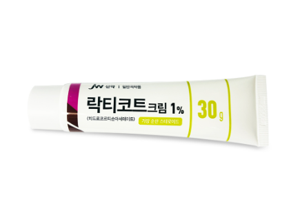 락티코트크림1% 약