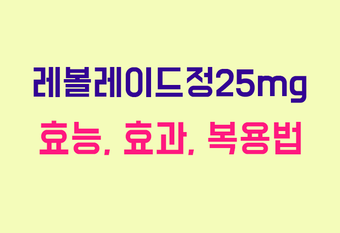 레볼레이드정25mg