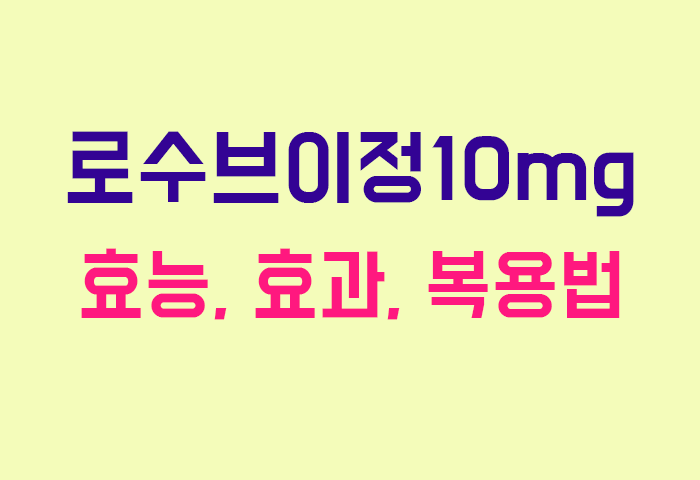 로수브이정10mg