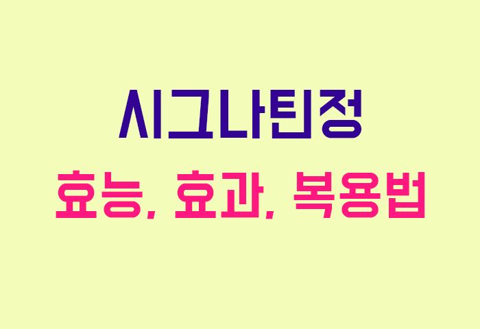 시그나틴정