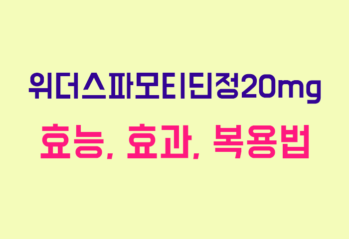 위더스파모티딘정20mg