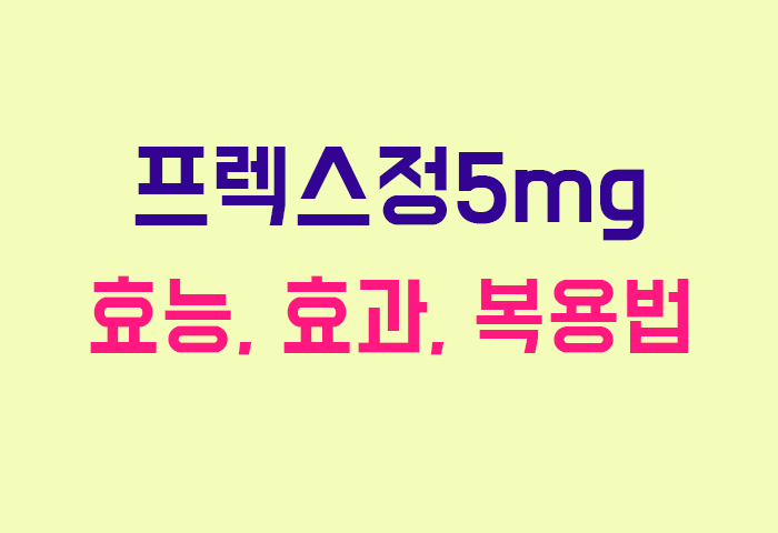 프렉스정5mg