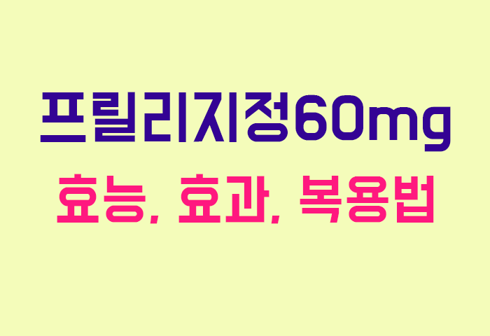 프릴리지정60mg
