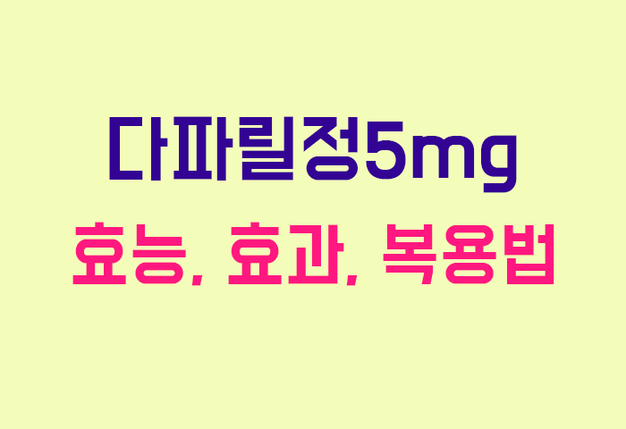 다파릴정5mg
