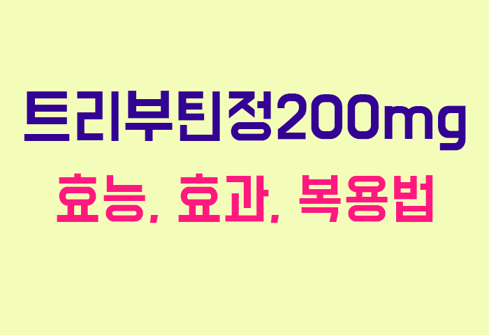 트리부틴정200mg