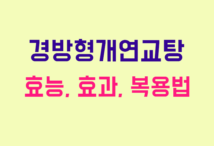 경방형개연교탕