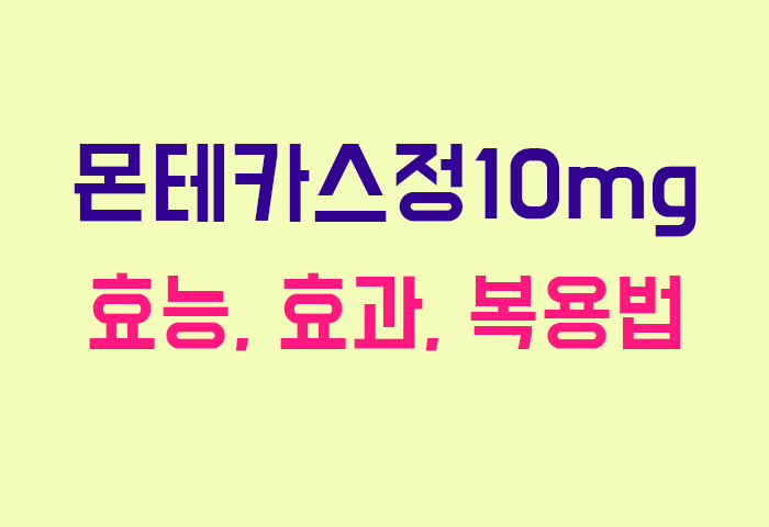 몬테카스정10mg