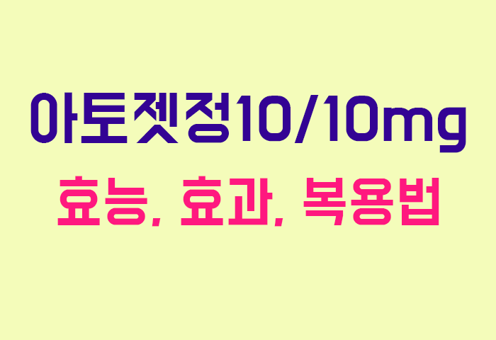 아토젯정10/10mg