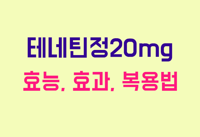 테네틴정20mg