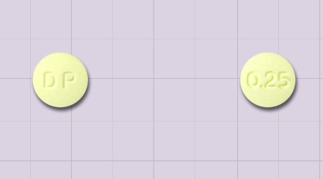 데파스정0.25mg 약