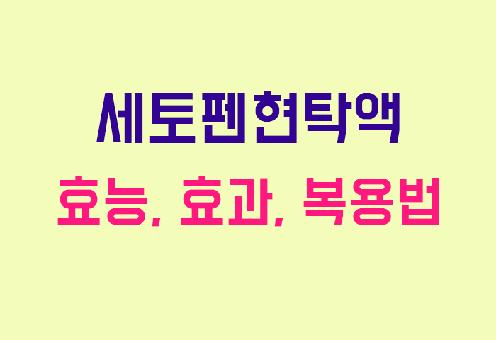 세토펜현탁액