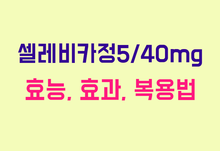 셀레비카정5/40mg