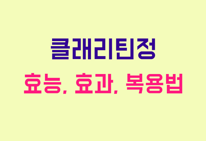 클래리틴정