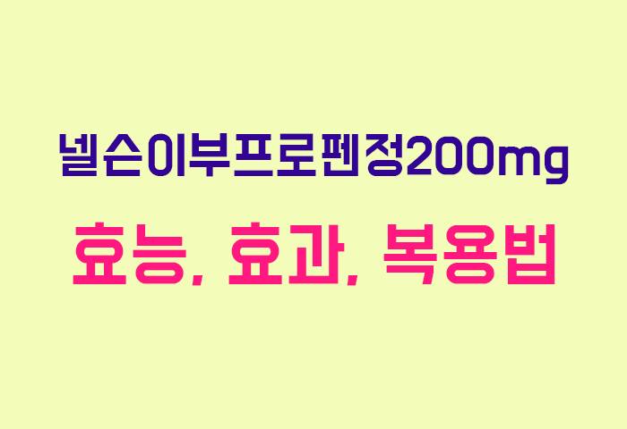 넬슨이부프로펜정200mg