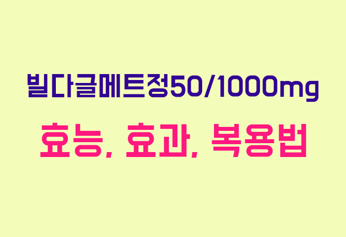 빌다글메트정50/1000mg