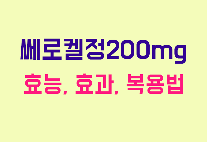 쎄로켈정200mg
