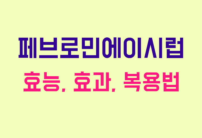 페브로민에이시럽