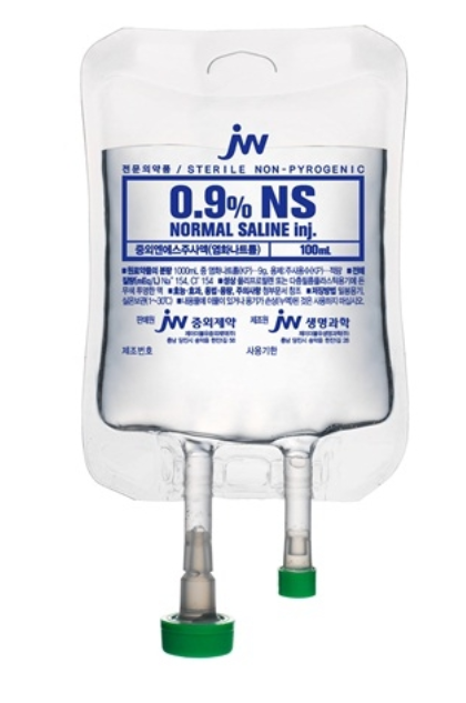 중외엔에스주사액(100mL/백) 약