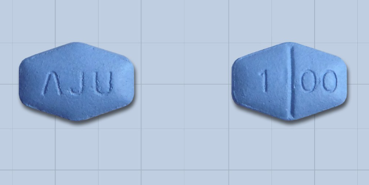 비아맥스정100mg 약