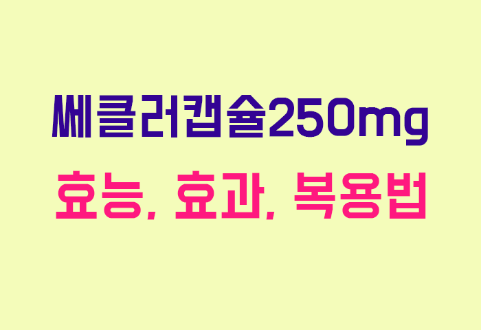 쎄클러캡슐250mg