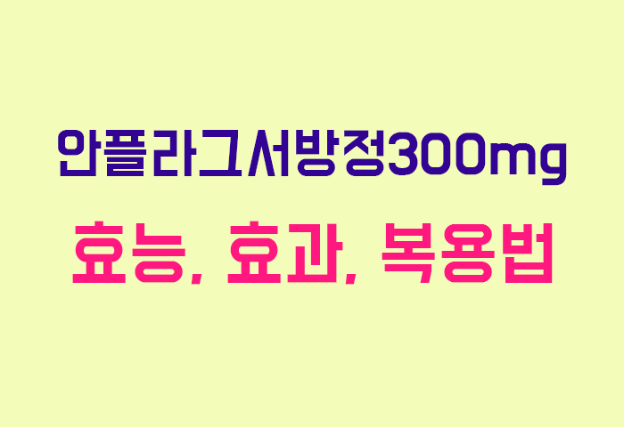 안플라그서방정300mg