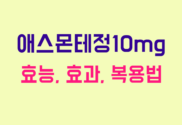 애스몬테정10mg