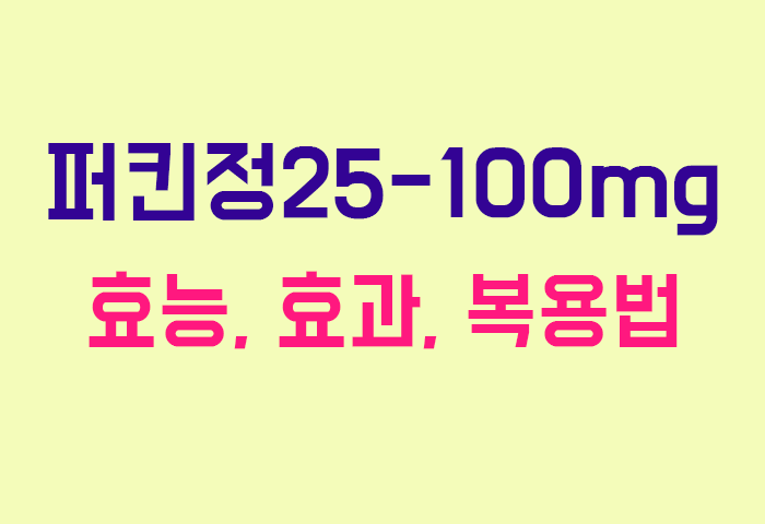 퍼킨정25-100mg