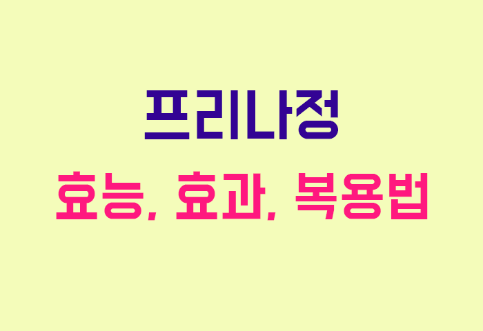 프리나정