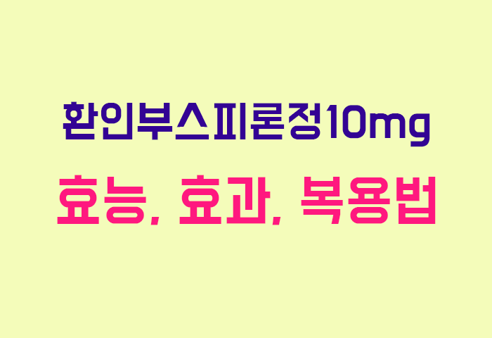 환인부스피론정10mg