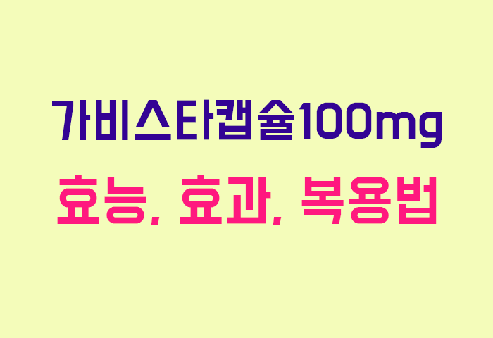 가비스타캡슐100mg
