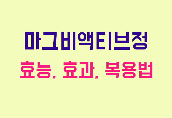 마그비액티브정