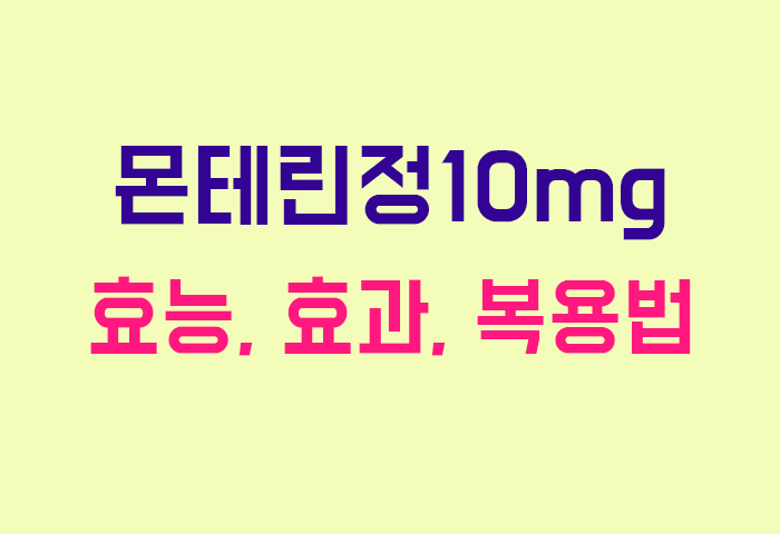 몬테린정10mg